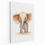 Cute Baby Elephant Nursery Wall Art - Baby Room Decor Print