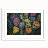 Landscape frame with a white mat, showcasing an elegant front view. The frame is designed to enhance art displays, perfect for home decor and interior styling.