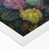 Rolled canvas showcasing vibrant African-inspired wall art with intricate patterns and rich colors, securely packaged in a robust cardboard tube for safe shipping.