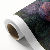 Rolled canvas showcasing a vibrant African wall art design with intricate patterns and rich colors, securely packaged in a durable cardboard tube for safe shipping.