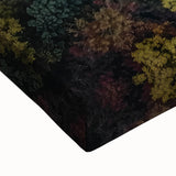 Close-up of a stretched canvas featuring vibrant African wall art design with intricate patterns and textures, ideal for home decor and cultural aesthetics.