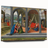 Medieval Wall Art - Gothic "Life of Saint John the Baptist" Historic Print