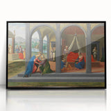 Medieval Wall Art - Gothic "Life of Saint John the Baptist" Historic Print