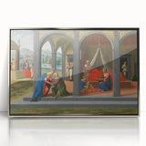 Medieval Wall Art - Gothic "Life of Saint John the Baptist" Historic Print