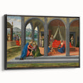 Medieval Wall Art - Gothic "Life of Saint John the Baptist" Historic Print
