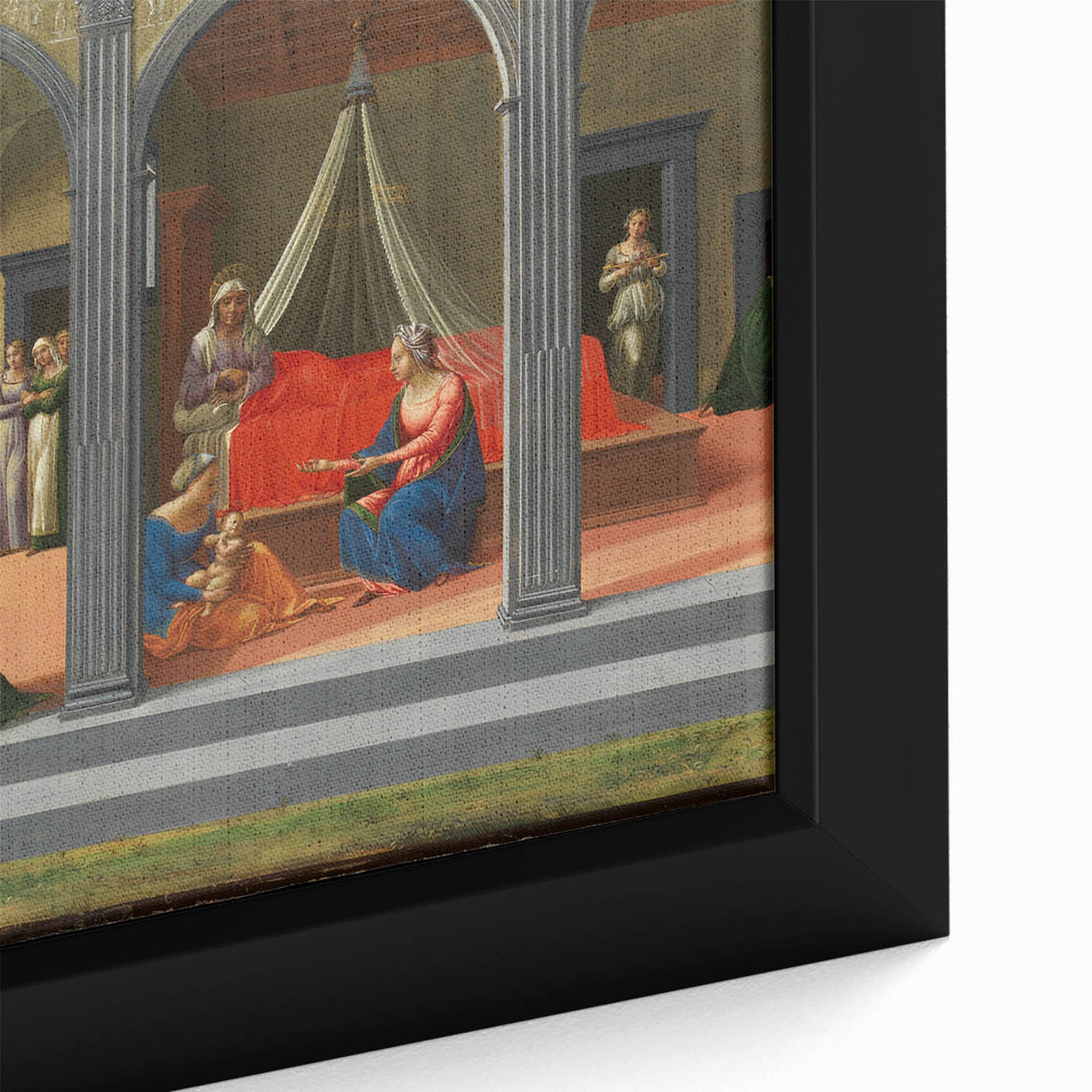 Medieval Wall Art - Gothic "Life of Saint John the Baptist" Historic Print