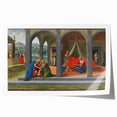 Medieval Wall Art - Gothic "Life of Saint John the Baptist" Historic Print