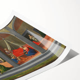 Medieval Wall Art - Gothic "Life of Saint John the Baptist" Historic Print