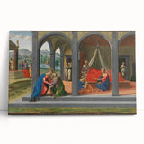 Medieval Wall Art - Gothic "Life of Saint John the Baptist" Historic Print