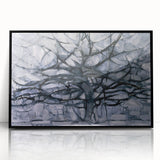 Piet Mondrian's Gray Tree - Minimalist Contemporary Wall Art Print