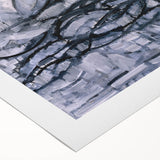 Piet Mondrian's Gray Tree - Minimalist Contemporary Wall Art Print