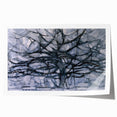 Piet Mondrian's Gray Tree - Minimalist Contemporary Wall Art Print