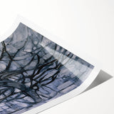 Piet Mondrian's Gray Tree - Minimalist Contemporary Wall Art Print