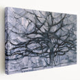 Piet Mondrian's Gray Tree - Minimalist Contemporary Wall Art Print