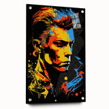 Vibrant Pop Art Canvas - Bold Geometric Portrait Wall Art Print