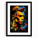 Vibrant Pop Art Canvas - Bold Geometric Portrait Wall Art Print