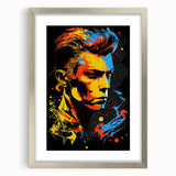 Vibrant Pop Art Canvas - Bold Geometric Portrait Wall Art Print