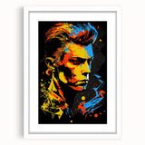 Vibrant Pop Art Canvas - Bold Geometric Portrait Wall Art Print