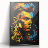 Vibrant Pop Art Canvas - Bold Geometric Portrait Wall Art Print
