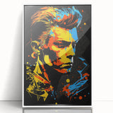 Vibrant Pop Art Canvas - Bold Geometric Portrait Wall Art Print
