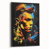 Vibrant Pop Art Canvas - Bold Geometric Portrait Wall Art Print