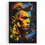 Vibrant Pop Art Canvas - Bold Geometric Portrait Wall Art Print