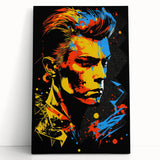Vibrant Pop Art Canvas - Bold Geometric Portrait Wall Art Print
