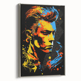 Vibrant Pop Art Canvas - Bold Geometric Portrait Wall Art Print