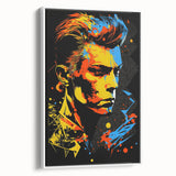 Vibrant Pop Art Canvas - Bold Geometric Portrait Wall Art Print
