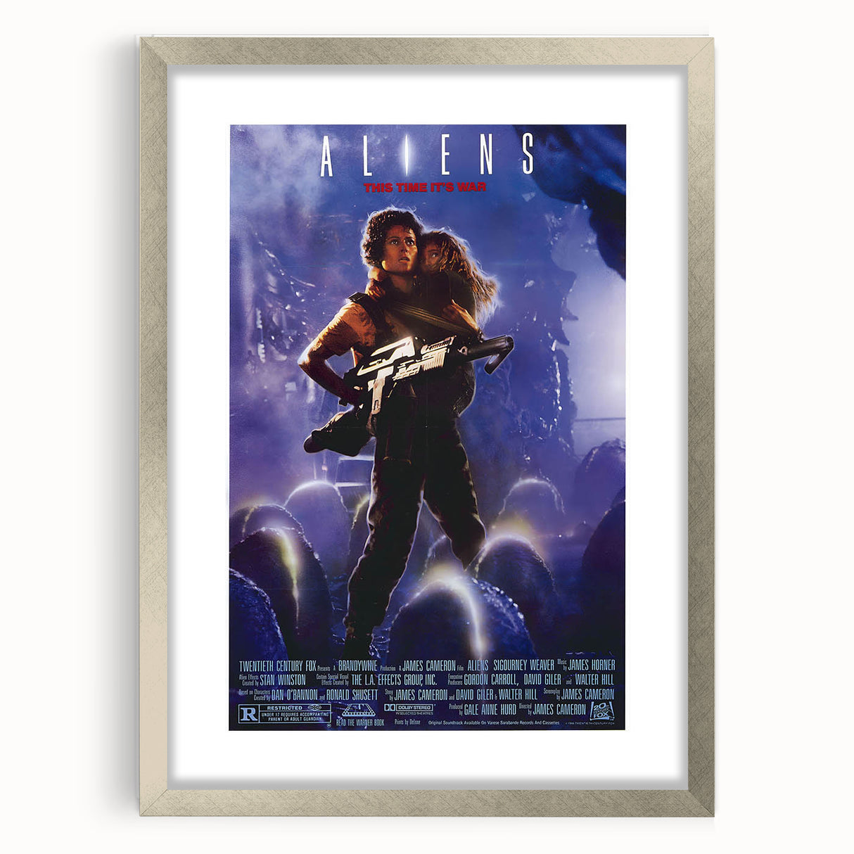 Retro Wall Art – Aliens 1986 Vintage Poster