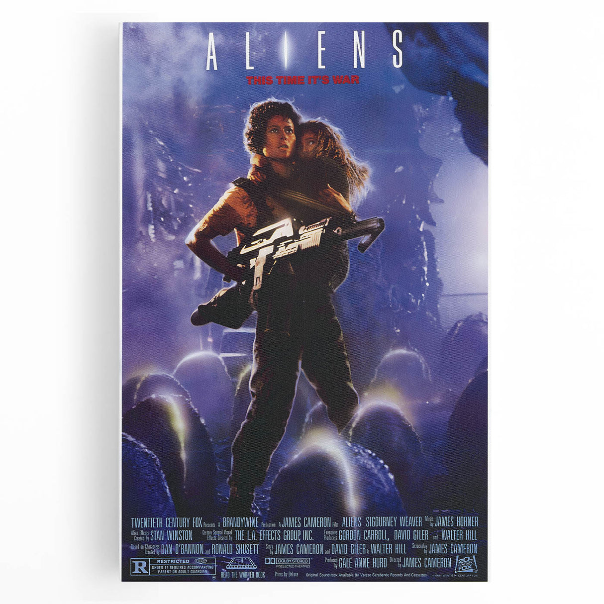 Retro Wall Art – Aliens 1986 Vintage Poster