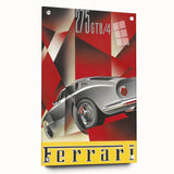 Vintage Ferrari 275 GTB/4 Ad – Retro Car Poster for Wall Art