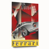 Vintage Ferrari 275 GTB/4 Ad – Retro Car Poster for Wall Art