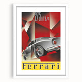 Vintage Ferrari 275 GTB/4 Ad – Retro Car Poster for Wall Art