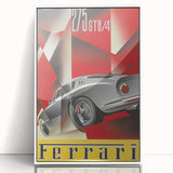 Vintage Ferrari 275 GTB/4 Ad – Retro Car Poster for Wall Art