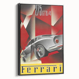Vintage Ferrari 275 GTB/4 Ad – Retro Car Poster for Wall Art