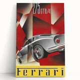Vintage Ferrari 275 GTB/4 Ad – Retro Car Poster for Wall Art