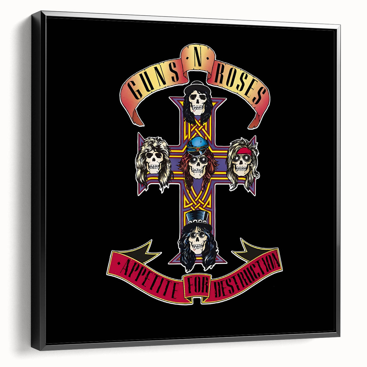 Retro Wall Art – Guns N' Roses Appetite for Destruction Print