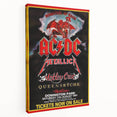 AC/DC Monsters of Rock Retro Poster Art – Vintage Rock Wall Art