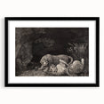 Realism Art Print – Tygers at Play by George Stubbs | Classical Wildlife Art