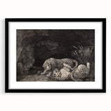 Realism Art Print – Tygers at Play by George Stubbs | Classical Wildlife Art