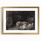 Realism Art Print – Tygers at Play by George Stubbs | Classical Wildlife Art