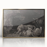 Realism Art Print – Tygers at Play by George Stubbs | Classical Wildlife Art