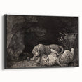 Realism Art Print – Tygers at Play by George Stubbs | Classical Wildlife Art