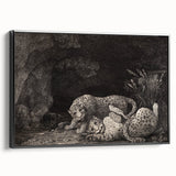 Realism Art Print – Tygers at Play by George Stubbs | Classical Wildlife Art