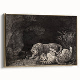 Realism Art Print – Tygers at Play by George Stubbs | Classical Wildlife Art