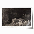 Realism Art Print – Tygers at Play by George Stubbs | Classical Wildlife Art