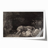 Realism Art Print – Tygers at Play by George Stubbs | Classical Wildlife Art