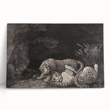 Realism Art Print – Tygers at Play by George Stubbs | Classical Wildlife Art