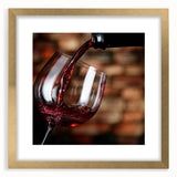 Rustic Wine Pour - Framed Kitchen Prints for Warm Ambiance